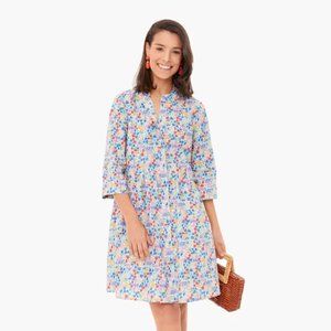 Tuckernuck Liberty Royal Shirt Dress XS NWT